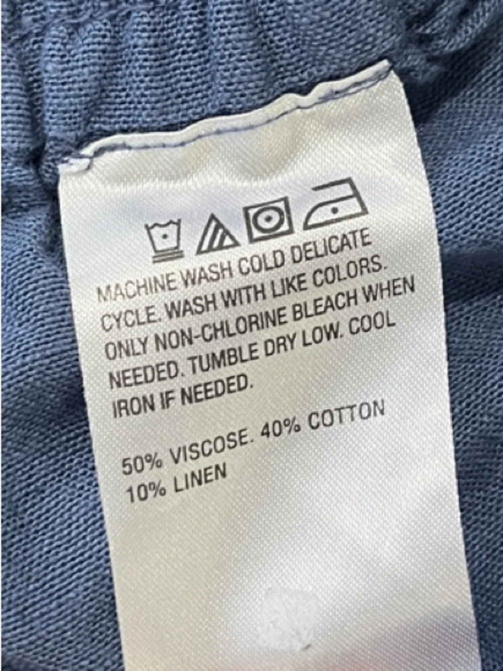 Peace Love World Women’s Indigo Drawstring Jogger Pants Sz 2X Casual TC0454